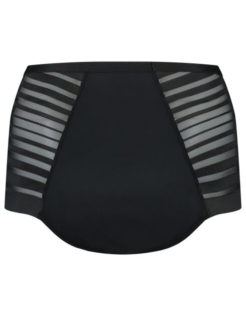 Zwart lekvrij slipje met hoge taille