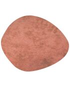 Tapis Galet rouge - 99x120 cm