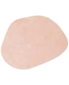 Tapis Galet rose - 65x80 cm