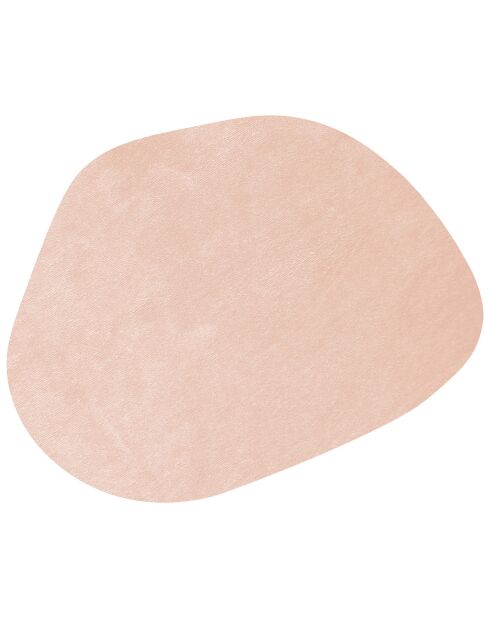 Tapis Galet rose - 99x121 cm
