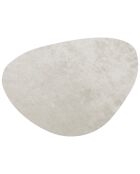 Tapis Galet perle - 65x89 cm