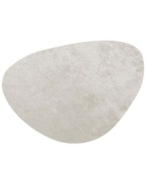 Tapis Galet perle - 65x89 cm