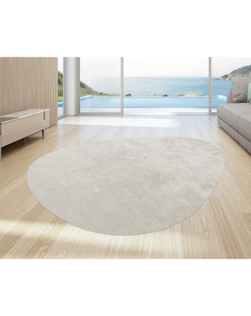 Tapis Galet perle - 99x136 cm