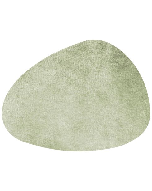 Tapis Galet vert - 65x85 cm