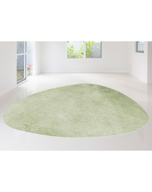 Tapis Galet vert - 65x85 cm