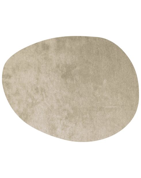 Tapis Galet brun - 65x84 cm