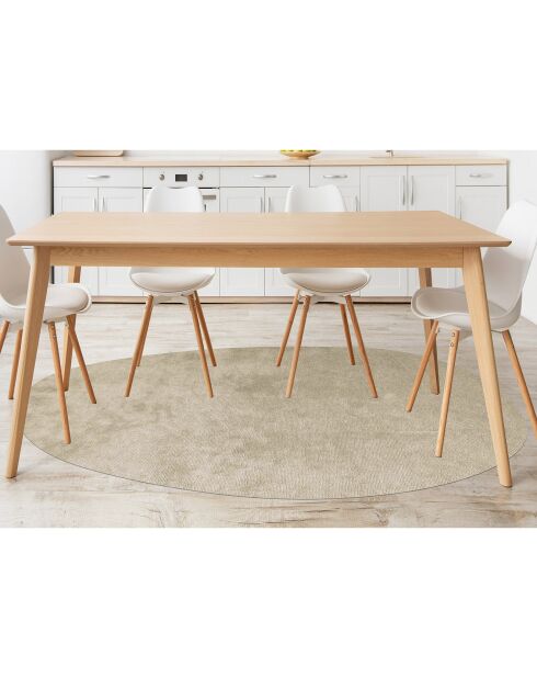 Tapis Galet brun - 155x200 cm