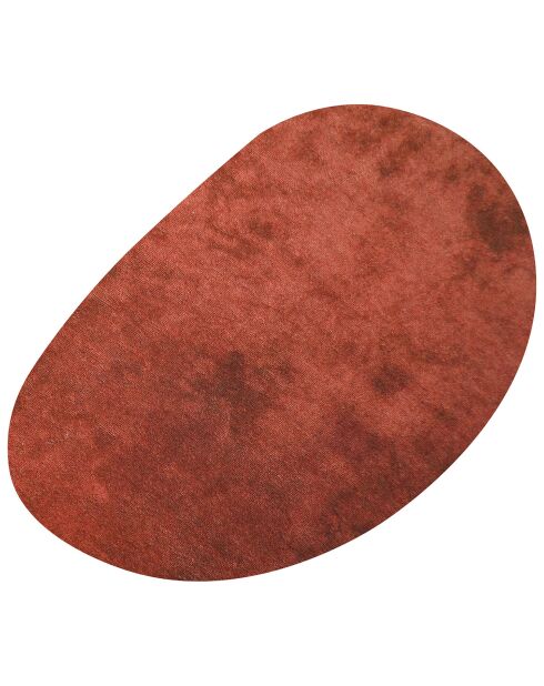 Tapis Galet rouge - 121x134 cm