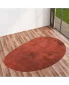 Tapis Galet rouge - 173x191 cm