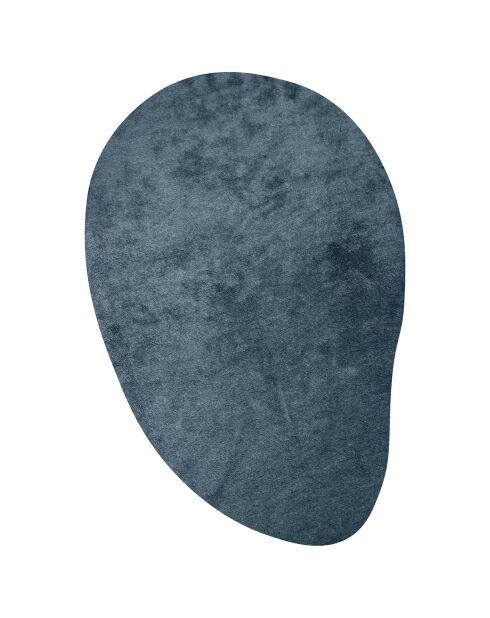 Tapis Galet bleu - 132x195 cm