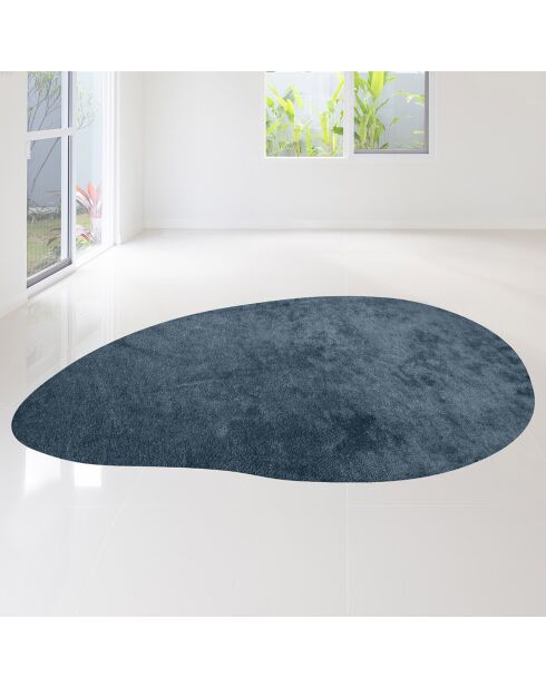 Tapis Galet bleu - 132x195 cm