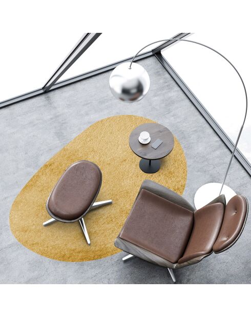 Tapis Galet doré - 150x166 cm