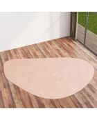 Tapis Galet rose - 66x89 cm