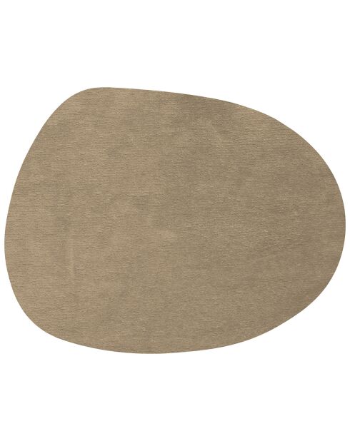 Tapis Galet brun - 66x84 cm