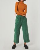 Pantalon élastique Sorah vert