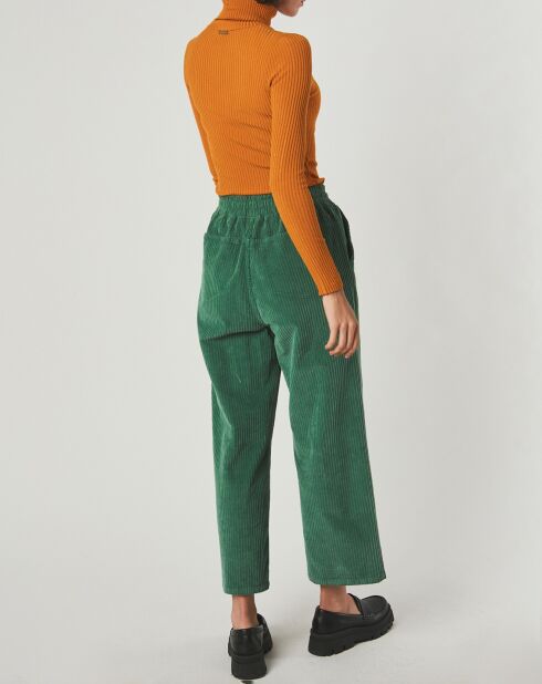 Pantalon élastique Sorah vert