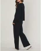 Pantalon 100% Laine Florence nuit