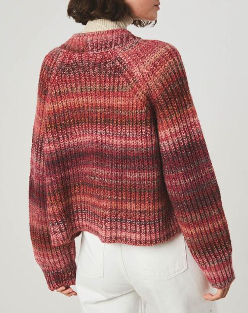 Maglione girocollo rosa Bastien