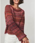 Pull col rond Bastien rose