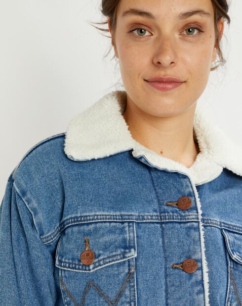 Veste en Jean Billabong x Wrangler Ride On Jacket bleue