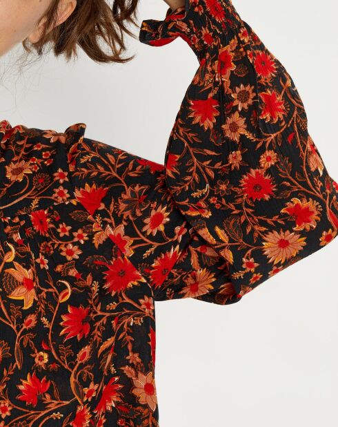 Blouse By Night à fleurs multicolore