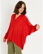 Chemise Oversize Isabelle rouge