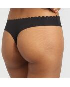 2 Strings Coton Stretch Body Touch Coton noir/blanc
