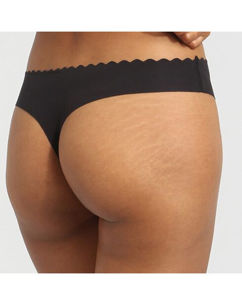 2 Strings Coton Stretch Body Touch Coton noir/blanc