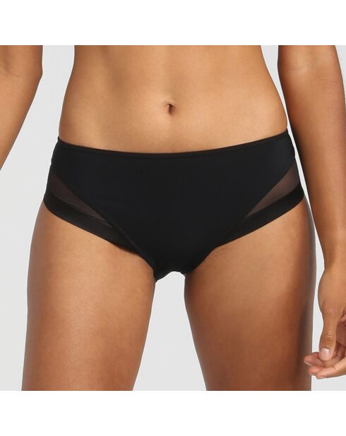 Culotte en microfibre & tulle Generous noire