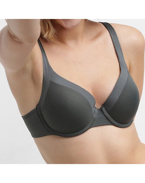 Soutien-gorge corbeille en microfibre Generous Invisible vert gris