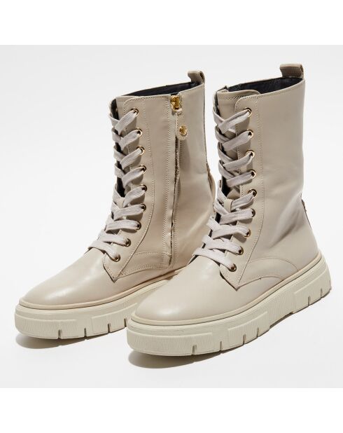 Boots Isotte beige clair