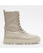 Boots Isotte beige clair