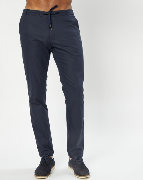 Pantalon Slim Fit City Jog bleu marine