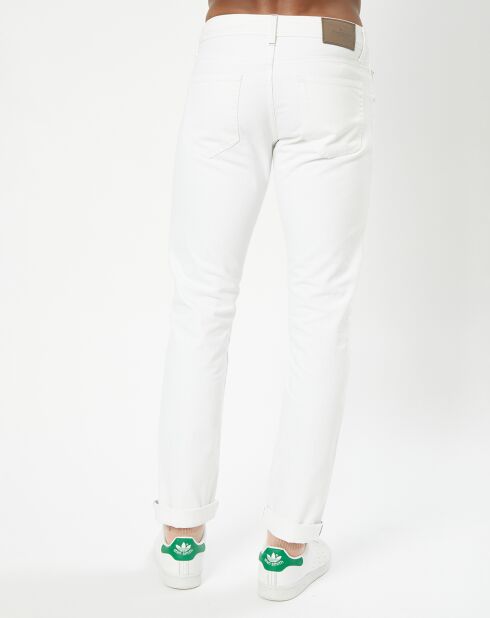 Jean Regular Fit uni blanc