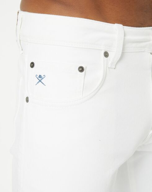 Jean Regular Fit uni blanc