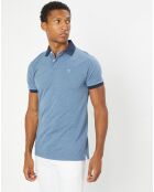 Polo Classic Fit Détail Col bleu chiné