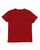 T-Shirt manches courtes Logo mer montagne rouge