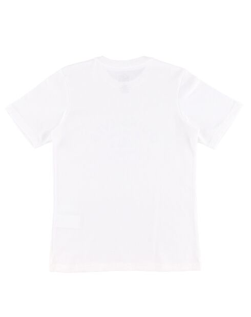 T-Shirt manches courtes Logo écriture devant blanc