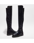 Bottes en Cuir & Textile 5050 Lift noires