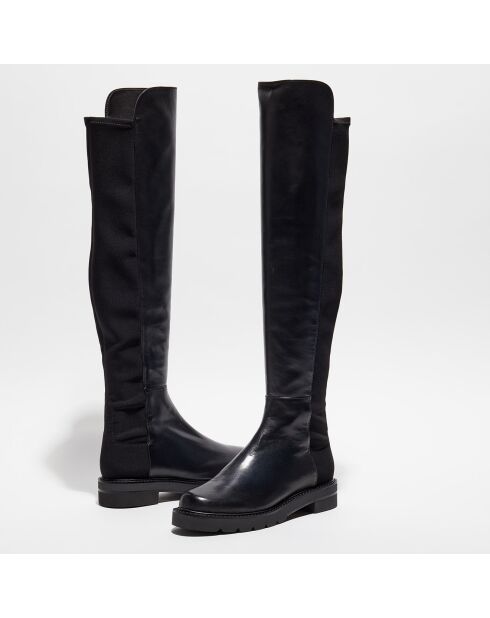 Bottes en Cuir & Textile 5050 Lift noires