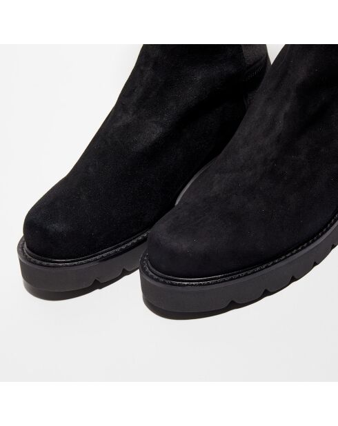 Cuissardes en Velours de Cuir & Textile 5050 Lift noires