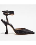 Escarpins Glam Xcurve noirs - Talon 11 cm