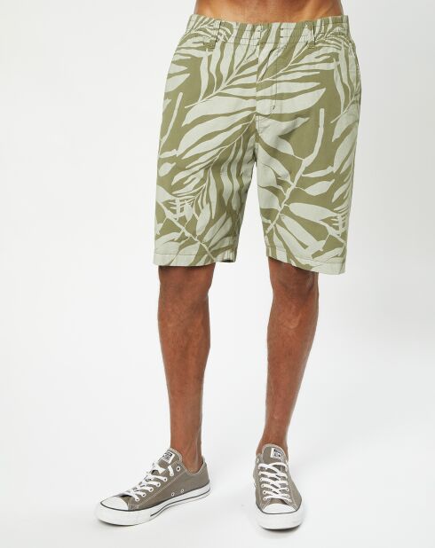Short Eksjo en Coton bio kaki clair