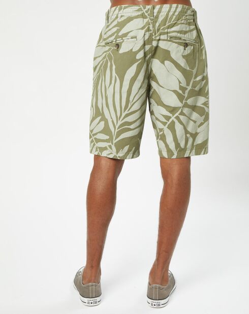 Short Eksjo en Coton bio kaki clair