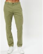 Pantalon Coton Bio Stig Tappered Leger kaki clair