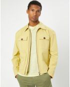 Blouson Coton Organic Double Poche jaune clair