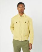 Blouson Coton Organic Double Poche jaune clair