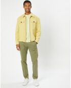 Blouson Coton Organic Double Poche jaune clair