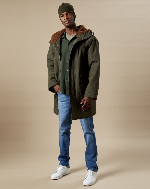 Parka Hanson olive foncé