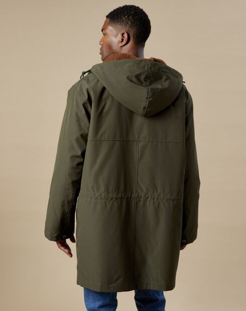 Parka Hanson olive foncé